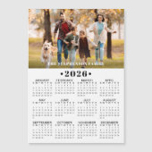 2026 カレンダー フォト カスタム マグネティック (正面)