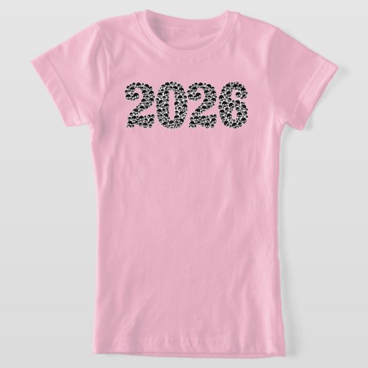 2026 スカル Tシャツ (レイダウン)