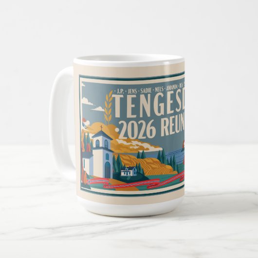 2026 テンゲスダル家族再会 コーヒーマグカップ (正面左)