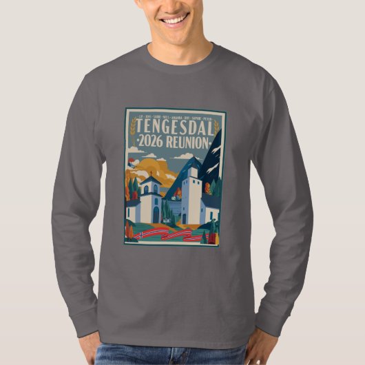 2026 テンゲスダル家族再会Tシャツ&パーカー Tシャツ (正面)