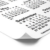 2026 ネブラスカ サンドヒルズ カレンダー by Janz ポスター (角)