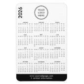 2026 ビジネス ロゴ マグネット カレンダー (縦)