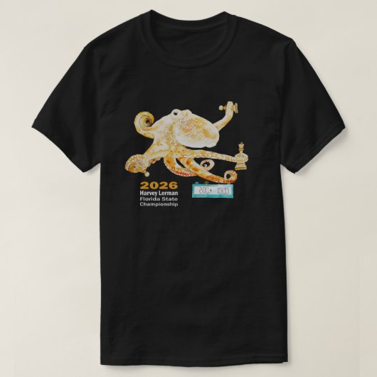 2026 フロリダ州チェス選手権 ダークTシャツ Tシャツ (デザイン正面)