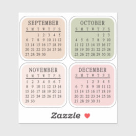 2026 マイクロ カレンダー Bullet Journal Bujo プランナー シール