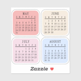 2026 マイクロ カレンダー Bullet Journal Bujo プランナー シール