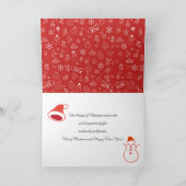 2026 メリークリスマス＆ハッピーニューイヤー！ XMAS カード (内部)