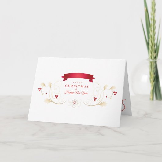 2026 メリークリスマス＆ハッピーニューイヤー！ XMAS カード (正面)