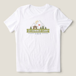 2026 ロゴTシャツ - ホワイト 女性用カット トライブレンドＴシャツ