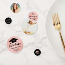 2026 ローズゴールド カスタム フォト 卒業パーティー