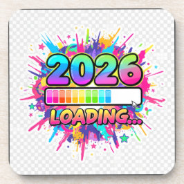 2026 ローディング中... プログレスバー ステッカー コースター