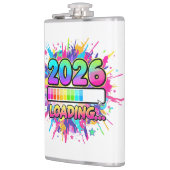 2026 ローディング中... プログレスバー ステッカー フラスク (左)