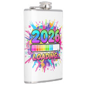 2026 ローディング中... プログレスバー ステッカー フラスク (右)