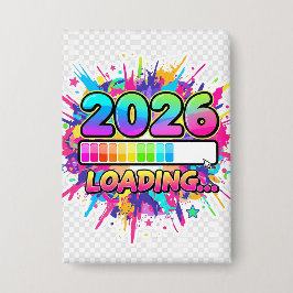 2026 ローディング中... プログレスバー ステッカー 缶バッジ