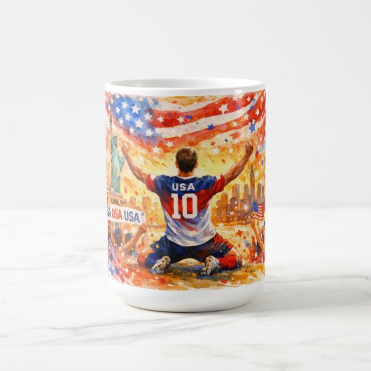 2026 ワールドカップ アメリカ代表 コーヒーマグカップ (中央)