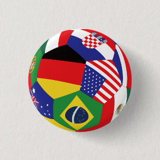 2026 ワールドカップ サッカー フラグボタン 缶バッジ