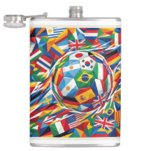 2026 ワールドカップ 国旗 サッカーボール ガラス マグカップ