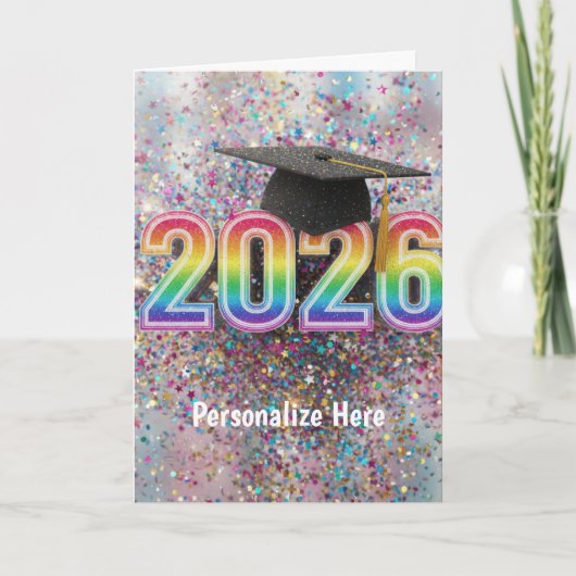 2026 卒業おめでとう カード (正面)