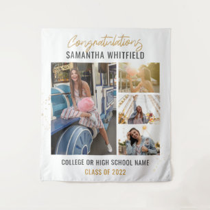 2026 卒業式 フォト コラージュ 卒業パーティー 背景 タペストリー