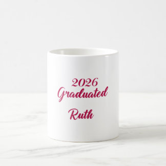 2026 卒業記念マグカップ|名前入りマグカップ オーダーメイド コーヒーマグカップ