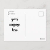 2026，新年おめでとう！金ゴールドグリッター星 ポストカード (裏面)