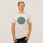 2026 蛍のシャツ - オートミール色 トライブレンドTシャツ (正面全面)