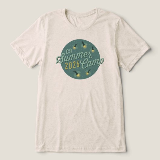 2026 蛍のシャツ - オートミール色 トライブレンドTシャツ (デザイン正面)