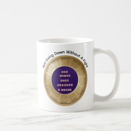 2026 諦めずに闘い抜く コーヒー コーヒーマグカップ (右)