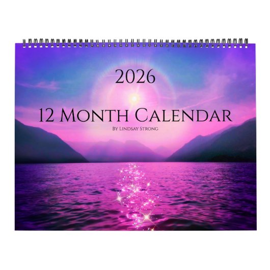 2026 12 Month Calendar by SSTRANGECLOUDSS カレンダー (カバー)