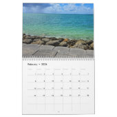 2026 12-Month Ocean Views Calendar カレンダー (2月 2026)