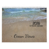 2026 12-Month Ocean Views Calendar カレンダー (カバー)