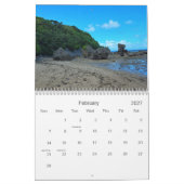 2026 12-Month Rocks of Okinawan Oceans Calendar カレンダー (2月 2027)