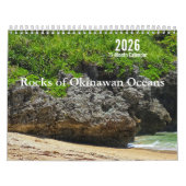 2026 12-Month Rocks of Okinawan Oceans Calendar カレンダー (カバー)