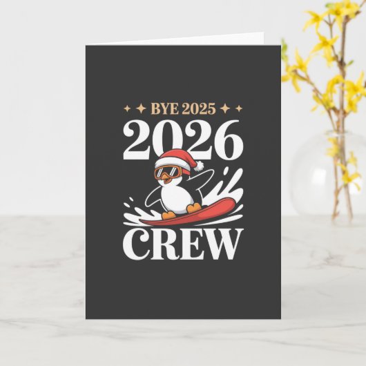  2026 2025 ! カード (黄色い花)