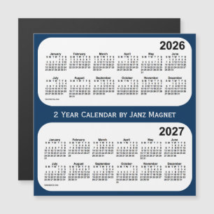 2026-2027警察ボックスブルー2年カレンダーby Janz
