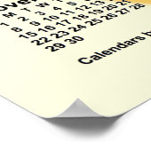 2026-2027 サニー デイズ スクール カレンダー(Janz) ポスター (角)