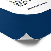 2026-2027 ポリスボックス ブルー スクール カレンダー / Janz ポスター (角)