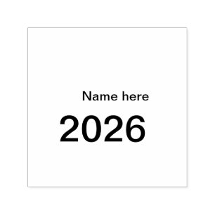 2026 2027 2028 名前 タイトル 太字 年 セルフインキングスタンプ