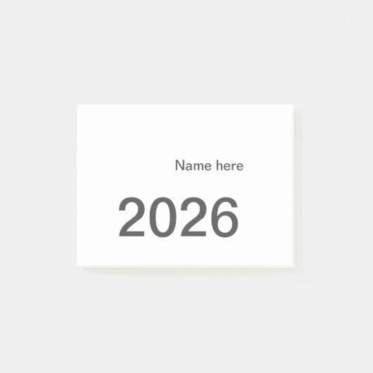 2026 2027 2028 名前 タイトル 太字 年 ポストイット (正面)