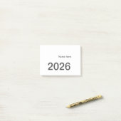 2026 2027 2028 名前 タイトル 太字 年 ポストイット (デスク上)