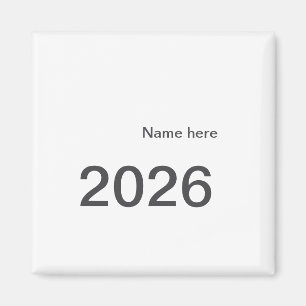 2026 2027 2028 名前 タイトル 太字 年 マグネット
