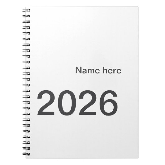 2026 2027 2028 名前 タイトル 年度 ボールド体 ノートブック (正面)