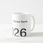 2026 2027 2028 名前 タイトル 年度 太字 コーヒーマグカップ (正面右)