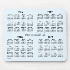 2026-2029 Alice Blue 4年カレンダーby Janz マウスパッド