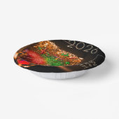 2026 / 202x wishes with fireworks and bubbles ペーパーボウル (傾斜あり)