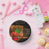 2026 / 202x wishes with fireworks and bubbles ペーパーボウル (パーティー)