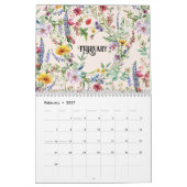 2026 A Year of Flowers - Wall Calendar カレンダー (2月 2027)