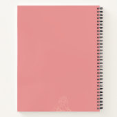 2026 Aesthetic Journal Notebook – Pastel Pink Cute ノートブック (裏面)