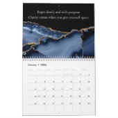 2026 Agate Calm Clarity Calendar カレンダー (1月 2026)