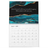 2026 Agate Calm Clarity Calendar カレンダー (3月 2027)