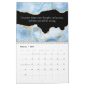 2026 Agate Calm Clarity Calendar カレンダー (2月 2027)